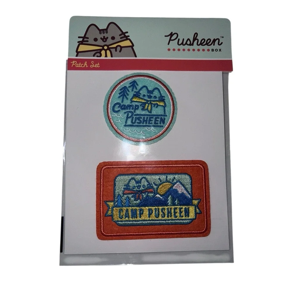 Pusheen Pennant Flag & 2 Patches Exclusive From 2020 Camp Pusheen Box